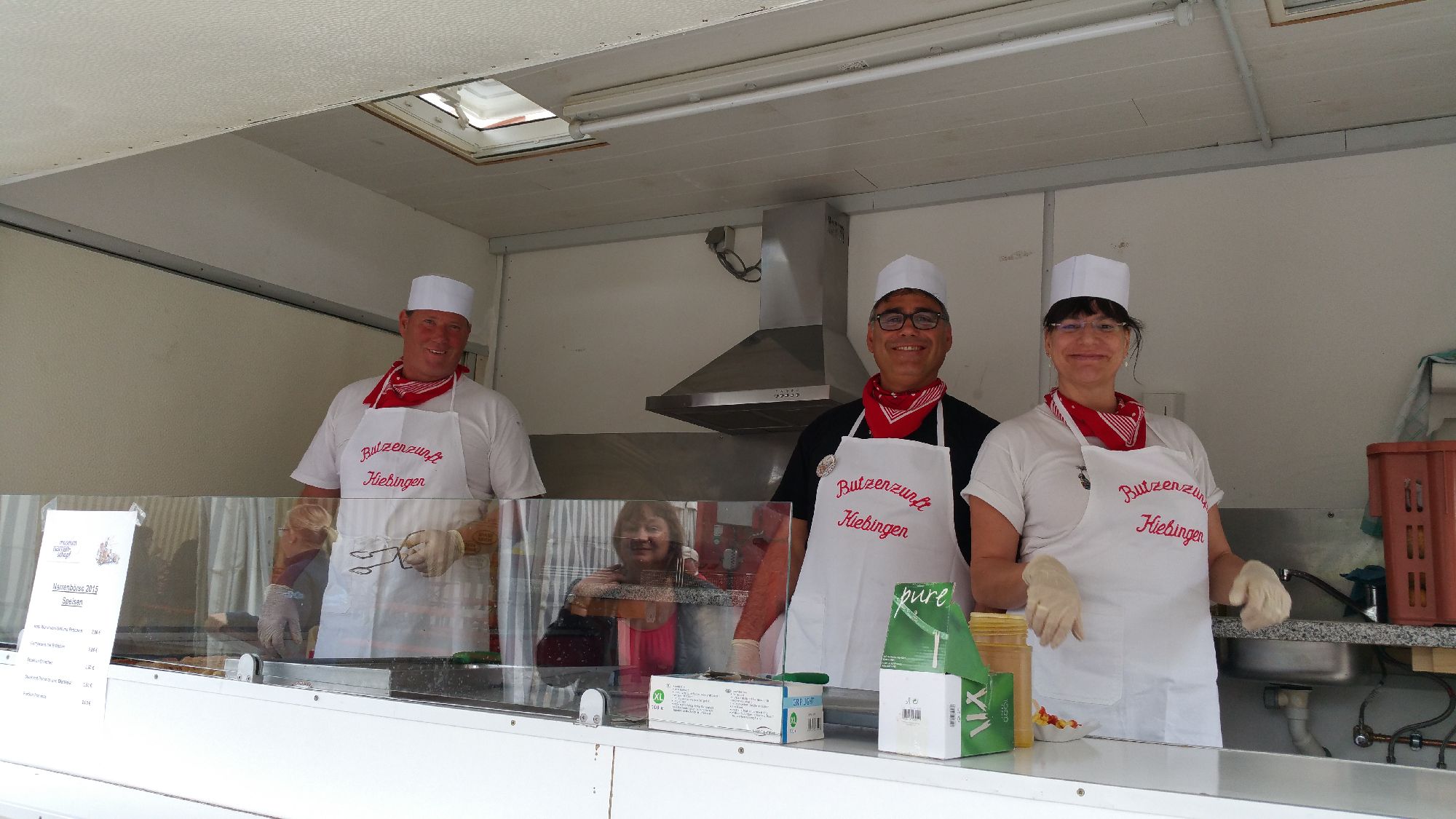die Küchen-Crew aus Kiebingen ist gerüstet